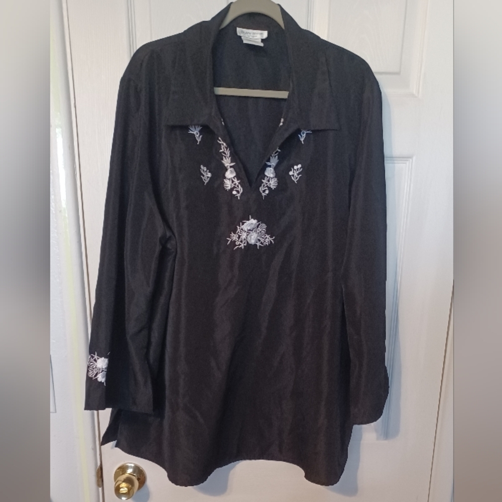 Brylane Woman Collection Embroidered Tunic